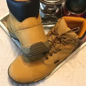 SPECIAL: Wolverine NXT Waterproof Boots Wolverine NXT Mens 11 EW Boots Black Leather Lace Up Work  main image 4